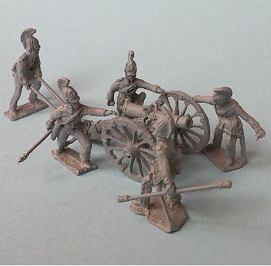 JS72-0743 Artillerie à cheval Russe canon de 12 1/72