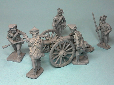 JS72-0775 Russische Fußartillerie 1/72