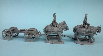 JS72-0797 Artillerie à cheval de la Garde Russe canon de 6set3 1/72