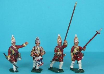 JS72/7039 - Grenadiers anglais Commandement 1/72