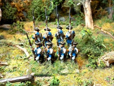JS72-7084 French Infantry (1754 - 1763) 1/72