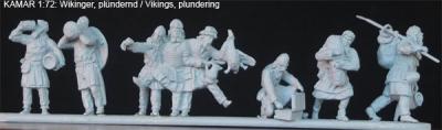 Ma-vik-022 Viking, plundering, set 3 (village) 1/72