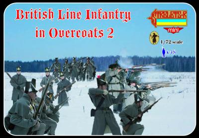 M097 - British Line Infantry in Overcoats 2 1/72