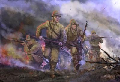 M128 - Imperial Japanese Army in Attack (WWII) 1/72