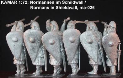 ma-026 Normannen / Franken im Schildwall, 1:72