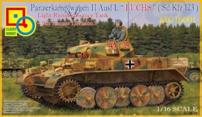 16001 - Panzerkampfwagen II Ausf.L 'Luchs' (Sdkfz.123) Light Reconnaissance Tank 9th Panzer Division 1/16