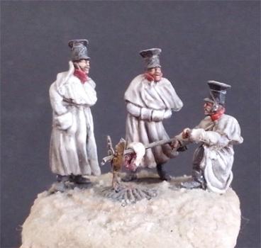 nap-005 - French lancers in Winter / Retreat from Russia 1/72