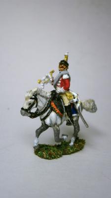 JS72/0540 - Trompette de cuirassier français 1/72