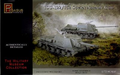 7670 - Russian ISU-122/Russian ISU-152 Soviet Assault Gun 1/72