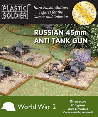 WW2G15001 - Russian 45mm anti tank gun 15mm