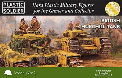 WW2V15023 - British Churchill Tank 15mm