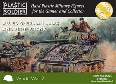 WW2V15011 - Sherman Firefly and M4A4 15mm