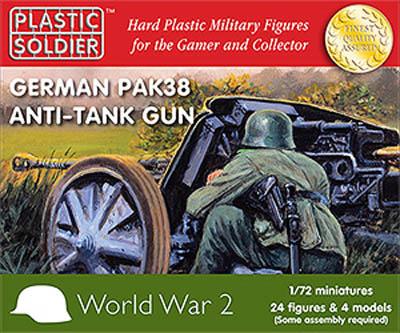 WW2G20003 - German PaK-38 anti tank gun 1/72