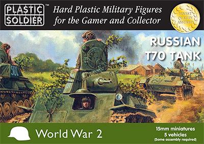 WW2V15019 - Russian T70 tank 15mm