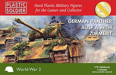 WW2V20011 - German Panther AUSF A With Zimmerit 1/72