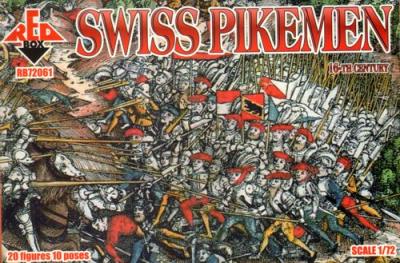 72061 - 16th Century Swiss Pikemen 1/72