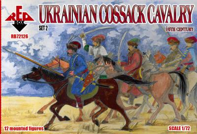 72126 - Ukrainian Cossack Cavalry 16c set 2 1/72