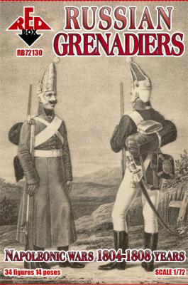 72130 - Napoleonic Russian Grenadiers 1804-1808 1/72