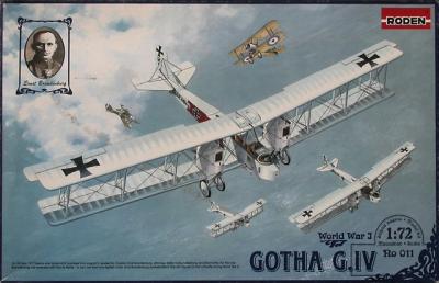 011 - Gotha G.IV German WWI bomber 1/72