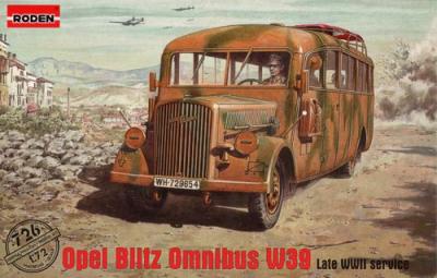 726 - Opel Blitz Omnibus W39 Late WWII Service 1/72