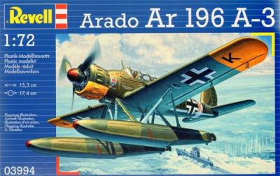 3994 - Arado Ar 196A-3 floatplane 1/72