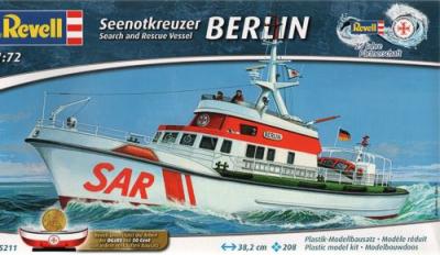 5211 - Berlin Search And Rescue/SAR vessel Seenotkreuzer 1/72