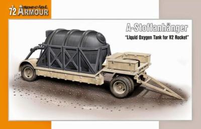 72015 - A-Stoffanhanger liquid oxygen fuel tank on trailer for V-2 rockets 1/72