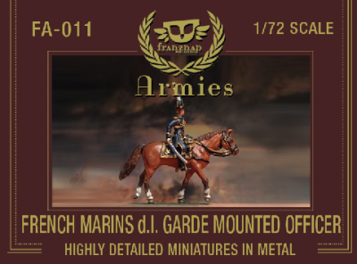 FA-011 - French Marins de la Garde Mounted Officer 1/72