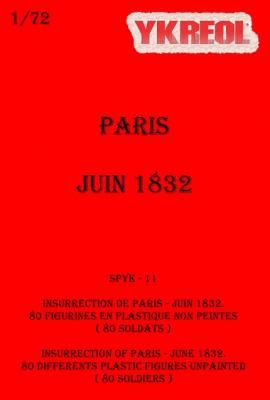 SPYK11 - Insurrection de Paris, Juin 1832 1/72