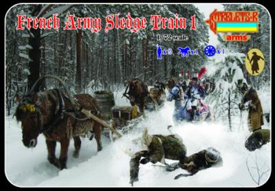 133 - French Army Sledge Train 1 1/72