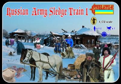 135 - Russian Army Sledge Train 1/72