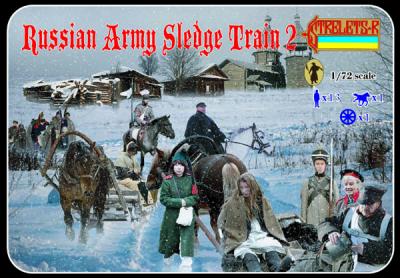 136 - Russian Army Sledge Train 2 1/72