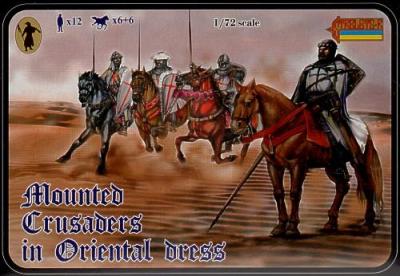 104 MOUNTED CRUSADERS IN ORIENTAL DRESS 1/72