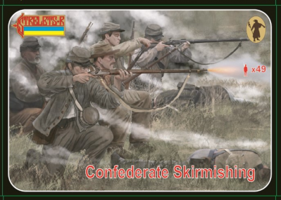 158 - Confederate Skirmishing 1/72