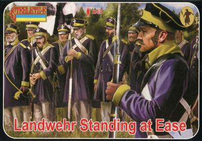 169 - Landwehr Standing at Ease 1/72