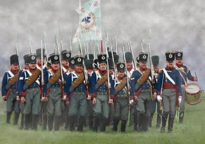 174 - Prussian Infantry on the March 1/72