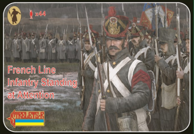 184 - French Line Infantry Standing at Attention 1/72