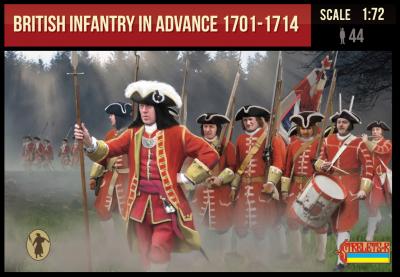 230 - British Infantry in Advance 1701-1714 1/72