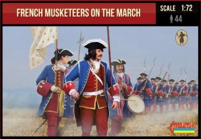 233 French Musketeers 1701-1714 Spanish Succession War 1/72