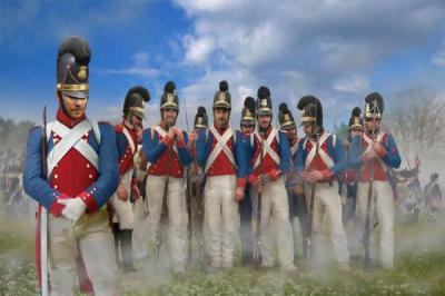 270 - Bavarian Infantry at Ease Napoleonic 1/72