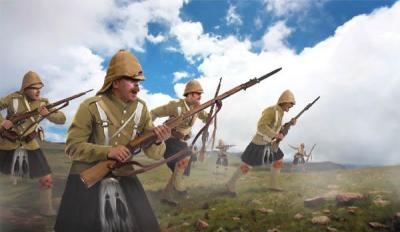 M139 - Highlanders in Attack 1899-1902 Anglo-Boer War 1/72