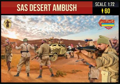 M145 - WWII SAS Desert Ambush 1/72