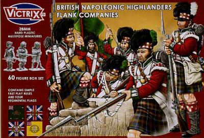 VX0007 - British Napoleonic Highlander Flank Companies 28mm