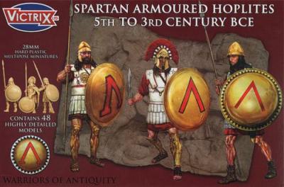 VXA002 - Spartan Armoured Hoplites 5th to 3rd Century BCE 28mm