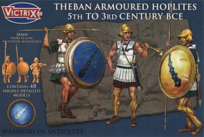 VXA003 - Theban Armoured Hoplites 5th to 3rd Century BCE 28mm