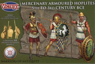 VXA004 - Mercenary Armoured Hoplites 5th to 3rd Century BCE 28mm