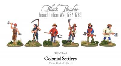 French Indian War - Colonial Settlers