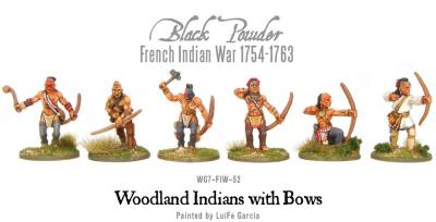 French Indian War - Woodland Indians with Bows (6)