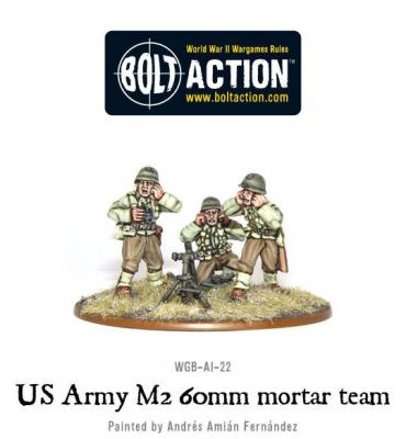 US Army 60mm mortar team