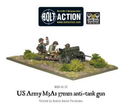 US Army 37mm Anti-Tank Team